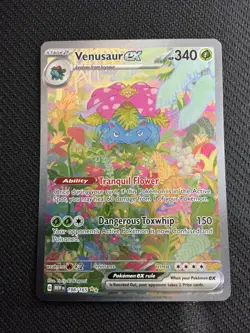 Venusaur EX 198/165 SIR Scarlet&Violet 151 - Pokemon TCG - NM Condition - Image 1