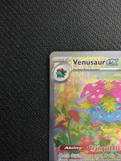 Venusaur EX 198/165 SIR Scarlet&Violet 151 - Pokemon TCG - NM Condition - Image 2