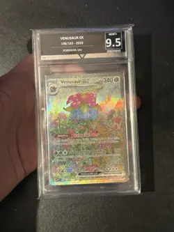 Pokemon TCG Venusaur EX Scarlet & Violet 151 Card 198/165 Sir 9.5 - Image 1