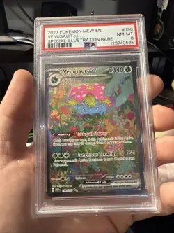 Pokemon TCG Venusaur EX 198/165 Scarlet & Violet 151 Sir Secret Rare Psa 8 - Image 1