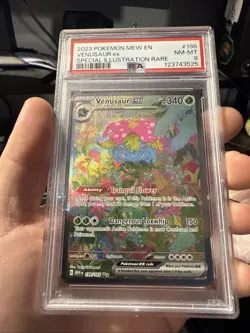 Pokemon TCG Venusaur EX 198/165 Scarlet & Violet 151 Sir Secret Rare Psa 8 - Image 3