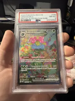 Pokemon TCG Venusaur EX 198/165 Scarlet & Violet 151 Sir Secret Rare Psa 8 - Image 4