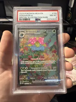 Pokemon TCG Venusaur EX 198/165 Scarlet & Violet 151 Sir Secret Rare Psa 8 - Image 5