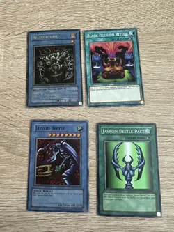 Yugioh Cards Relinquished Black Illusion Javelin Beetle Holos Set with Free Gift - Image 1
