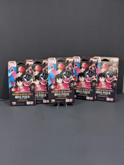One Piece OP-09 Emperors in the New World One Piece Sleeved Booster Lot Of (5) - Image 1