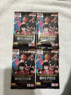 4x Booster Packs - OP-09 One Piece Emperors In The New World Set English - Image 2