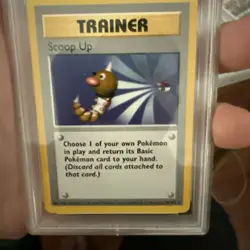 1999 Pokemon Game Scoop Up Shadowless #78 PSA 9 Mint - Image 3