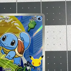 First Partner Illustration Squirtle Promo Full Art Holo 039 Pokemon TCG - Image 4