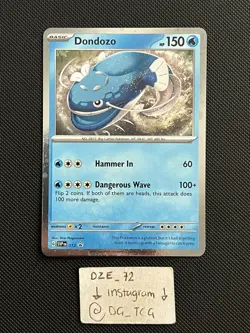 Pokemon Scarlet & Violet - Dondozo - SVP 012 -Black Star Promo - HOLO - M/NM - Image 1