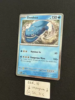 Pokemon Scarlet & Violet - Dondozo - SVP 012 -Black Star Promo - HOLO - M/NM - Image 4