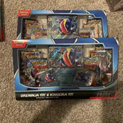 Pokemon TCG Snorlax ex & Blissy Ex And Greninja Ex And Kingdra ExLot of 4 SEALED - Image 2