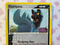 Pokemon TCG Poochyena 80/110 Reverse Holo ex Holon Phantoms Set - Image 2