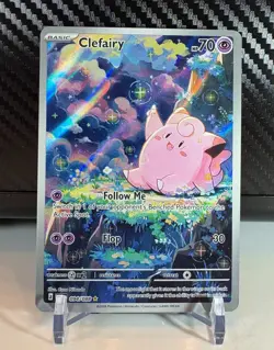 Clefairy 094/088 (IR) Pokemon Perfect Order Full Art Illustration Rare Near Mint - Image 1