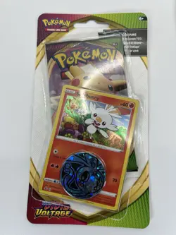 Pokemon TCG Vivid Voltage Checklane Blister Pack Set of 2 Scorbunny & Grookey - Image 3