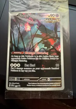Pokemon TCG Flutter Mane Promo Holo Scarlet & Violet SVP 097 SEALED - Image 1