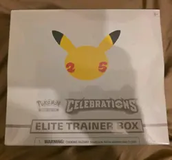 Pokemon Celebrations 25th Anniversary ETB, Elite Trainer Box, New & Sealed - Image 1