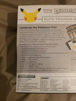 Pokemon Celebrations 25th Anniversary ETB, Elite Trainer Box, New & Sealed - Image 5