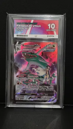 Pokemon Rayquaza VMAX TG20/TG30 Silver Tempest Ace 10 - Image 1