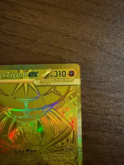 Pokemon Mega Zygarde ex Gold Hyper Rare 124/088 Perfect Order - Image 2
