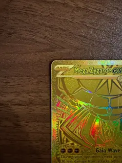 Pokemon Mega Zygarde ex Gold Hyper Rare 124/088 Perfect Order - Image 3