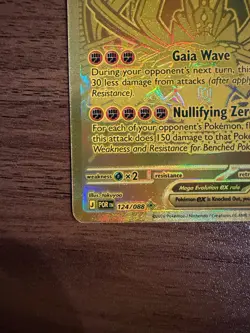 Pokemon Mega Zygarde ex Gold Hyper Rare 124/088 Perfect Order - Image 4