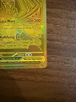 Pokemon Mega Zygarde ex Gold Hyper Rare 124/088 Perfect Order - Image 5