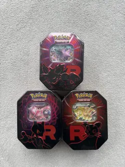 Pokemon TCG Team Rocket Tins Full Set of 3 - New & Sealed ✅🚚 - Image 1