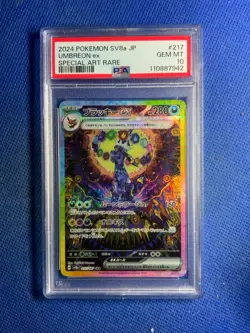 2024 Pokemon SV8a JP Umbreon ex Special Art Rare #217 PSA 10 GEM MT - Image 1