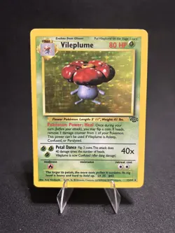 1999 Pokemon TCG Vileplume Jungle 15/64 Holo Unlimited Holo Rare - Image 1