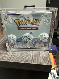 Pokemon TCG Sword & Shield - Chilling Reign Booster Box (w/ Acrylic Case) - Image 1