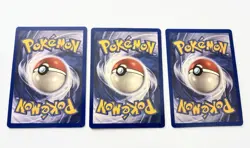 1999 Pokemon Base Set Starter Lot Bulbasaur Squirtle Staryu 44/102 63/102 65/102 - Image 2