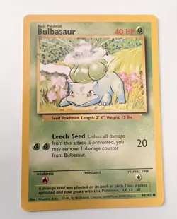 1999 Pokemon Base Set Starter Lot Bulbasaur Squirtle Staryu 44/102 63/102 65/102 - Image 3