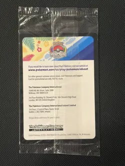 Pokemon Pikachu SVP 190 Scarlet & Violet Promo World Championship 2024 Sealed - Image 3