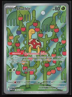 SHUCKLE 136/132 ILLUSTRATION RARE MEGA EVOLUTION POKEMON NM/M - Image 1