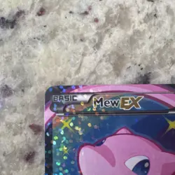 Pokemon Mew EX Full Art Holo Ultra Rare RC24/RC25 Legendary Treasures 2013 - Image 2