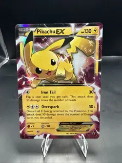 Pokemon Pikachu EX XY84 XY Holo - Image 1