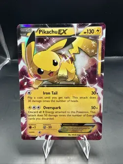 Pokemon Pikachu EX XY84 XY Holo - Image 2