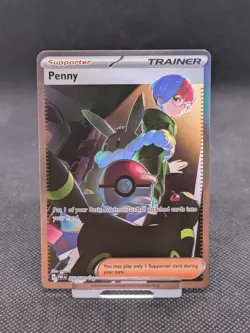 Penny 239/091 Paldean Fates Special Illustration Rare Pokemon Holo NM - Image 1