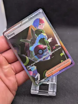 Penny 239/091 Paldean Fates Special Illustration Rare Pokemon Holo NM - Image 2