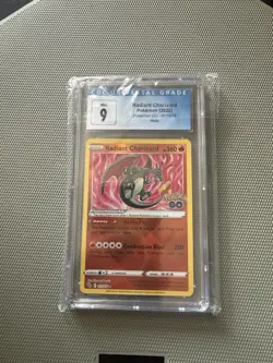 Pokemon GO 011/078 RADIANT CHARIZARD CGC Graded 9 MINT - Image 1