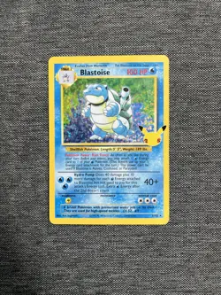 Pokemon TCG Blastoise Celebrations 25th Anniversary Edition Mint Condition - Image 3