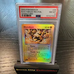 ELECTABUZZ - REV FOIL - PSA 8 - 2003 Pokemon EX Sandstorm #35 - Image 1