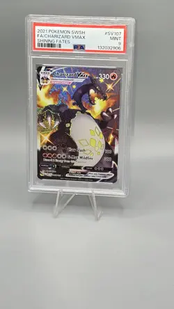 Pokemon TCG Charizard VMAX Shining Fates SV107/SV122 Gem Mint PSA 9 - Image 1