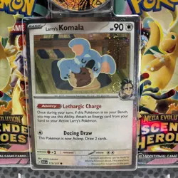Pokemon TCG Ascended Heroes 2 Pack Pokemon blister Komala Promo - Image 3