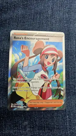 Rosa’s Encouragement Full Art [NM] - ME03: Perfect Order 114/088 Pokemon TCG - Image 1