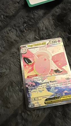 Mega Clefable ex 119/088 Special Illustration Rare SIR Pokemon Perfect Order NM - Image 1