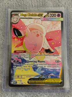 Mega Clefable ex 119/088 Special Illustration Rare SIR Pokemon Perfect Order NM - Image 1