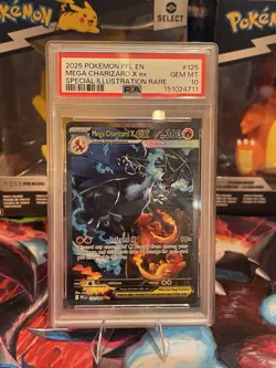 Pokemon 2025 Mega Charizard X ex 125/094 SIR Phantasmal Flames GEM MINT PSA 10 - Image 3