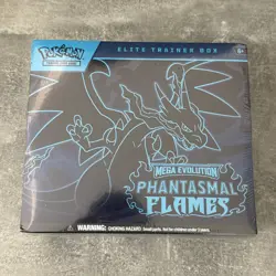Pokemon Mega Evolution Phantasmal Flames Elite Trainer Box ETB sealed in hand - Image 1