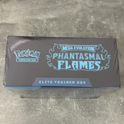 Pokemon Mega Evolution Phantasmal Flames Elite Trainer Box ETB sealed in hand - Image 2